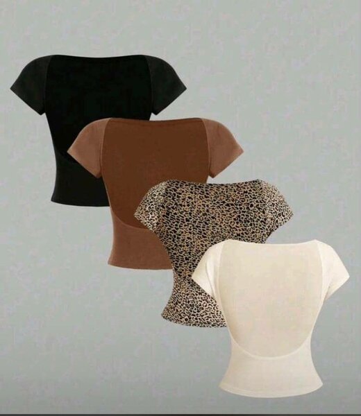 T-shirt col ouvert femmes