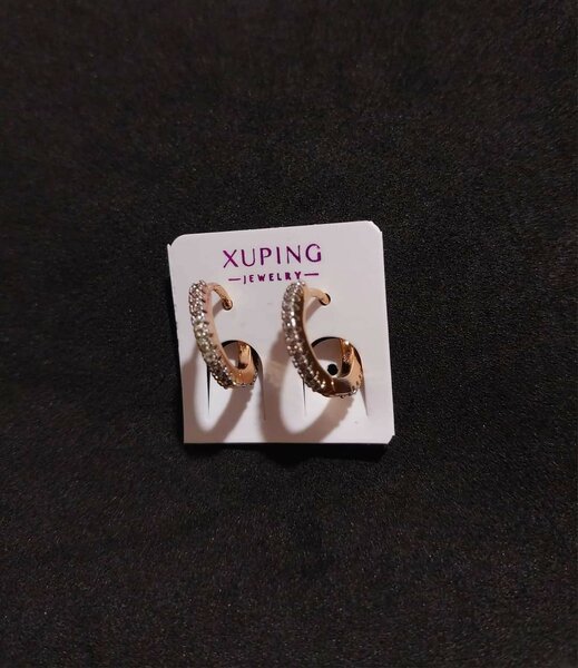 Boucles d'oreilles en or plaqué