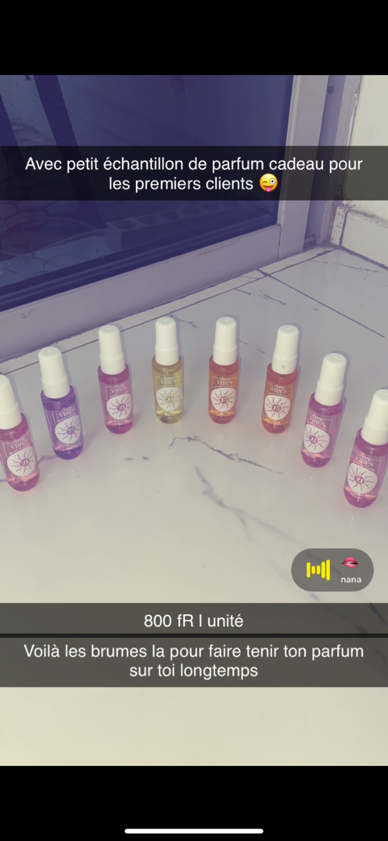 Brumes parfumées longue durée