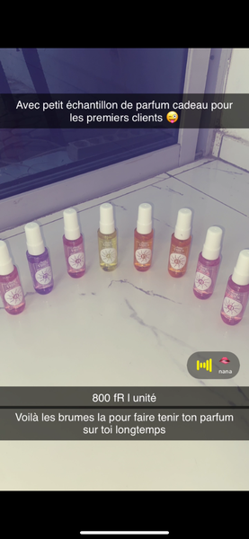 Brumes parfumées longue durée