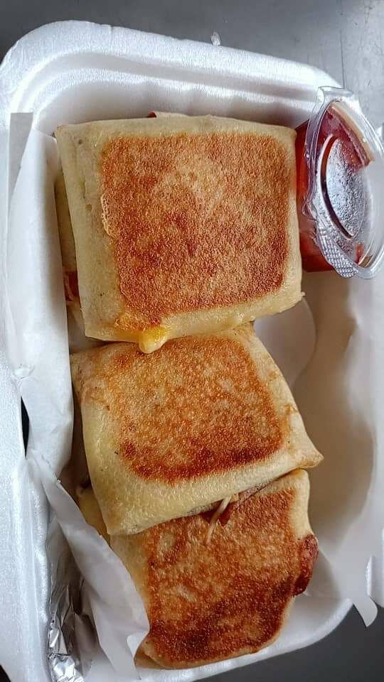 Crêpes fourrées savoureuse