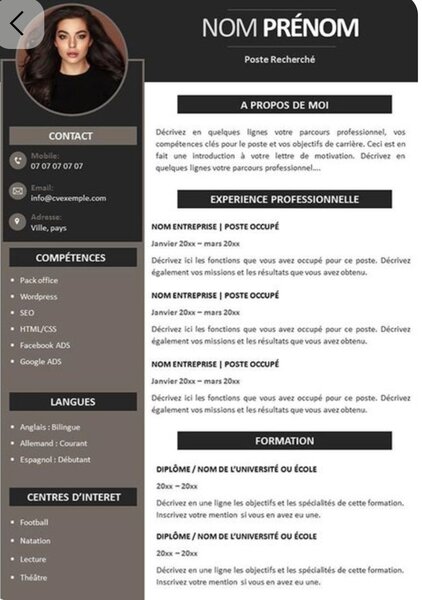 Templates de CV Professionnels
