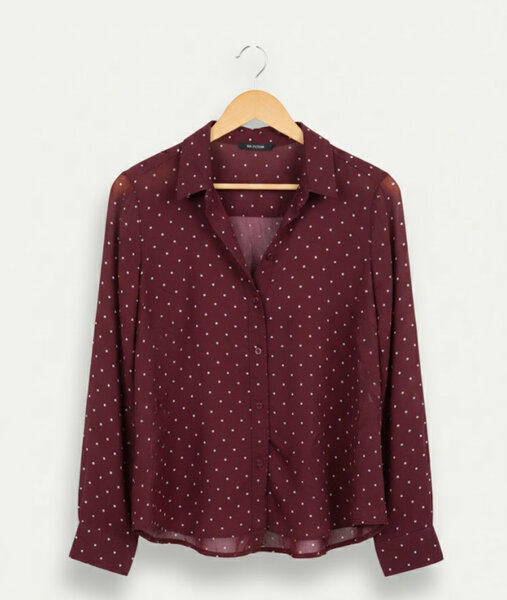 Chemisier à pois élégante