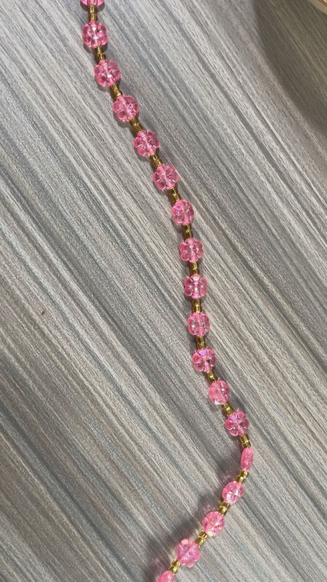 Collier Perles Roses ( bayas )