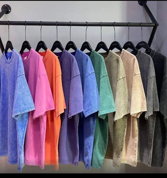 T-shirts en coton colorés