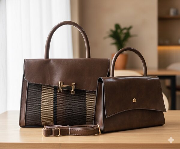 Ensemble sacs cuir élégants