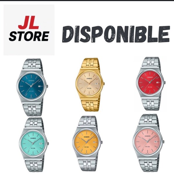 Montres élégantes en acier inoxydable