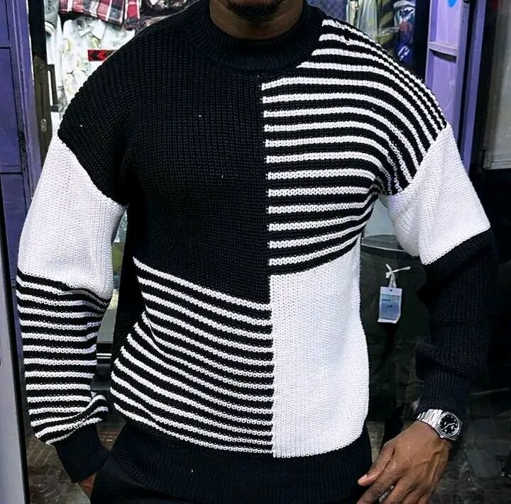 Veste en tricot pour homme