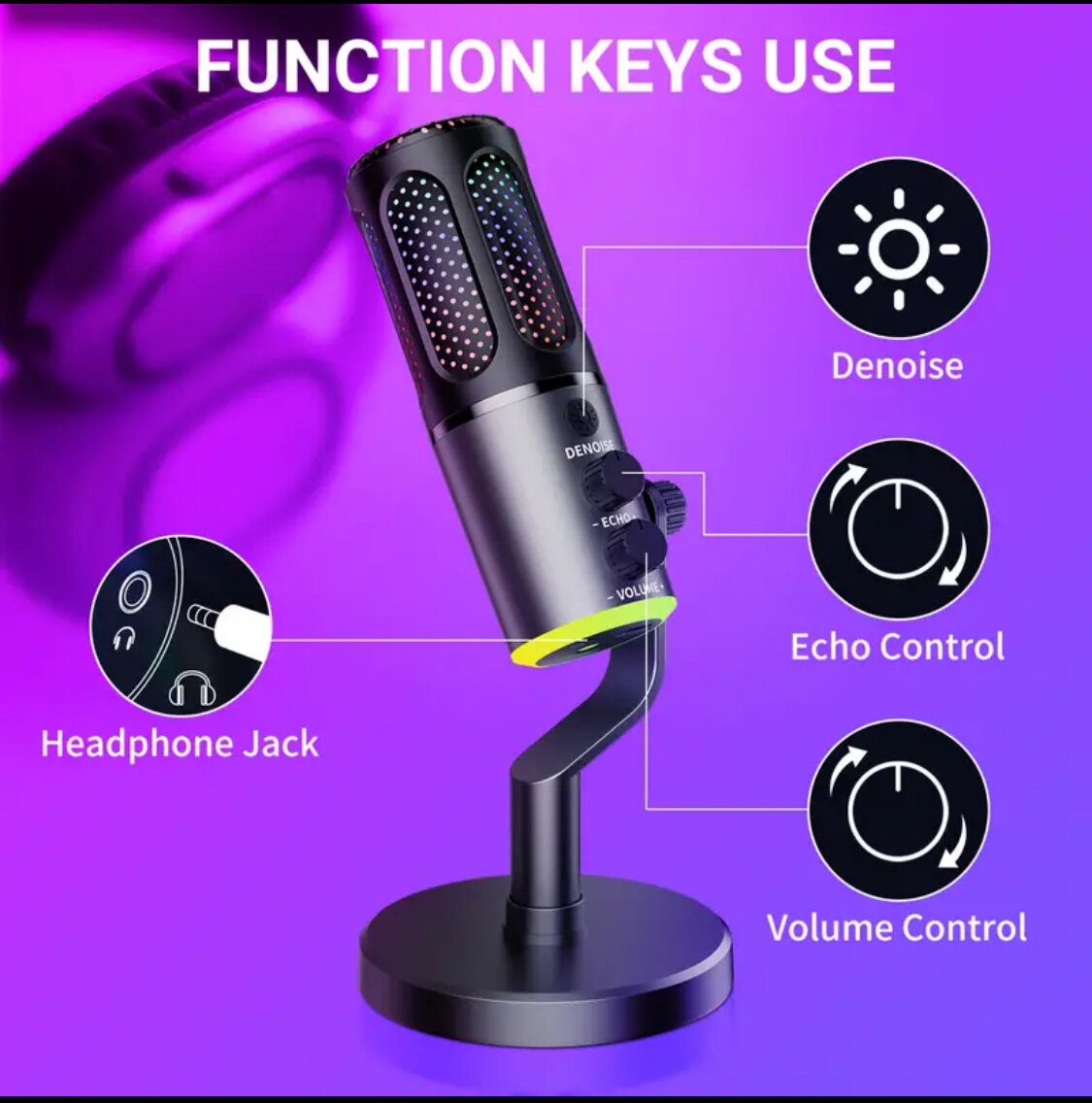 Microphone USB de Bureau