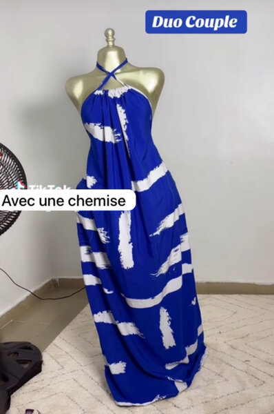 Robe Longue Ancre Tendance