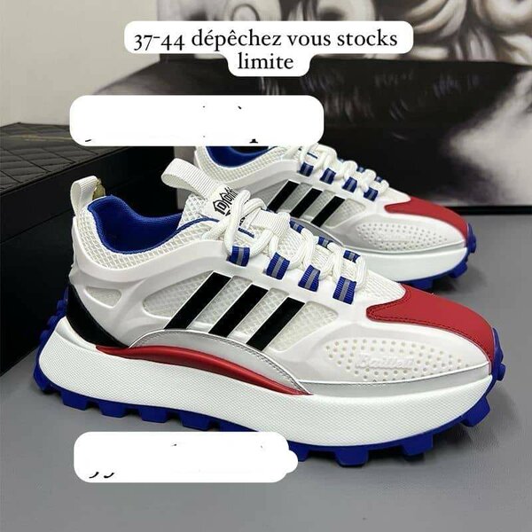 Chaussures de sport colorées homme