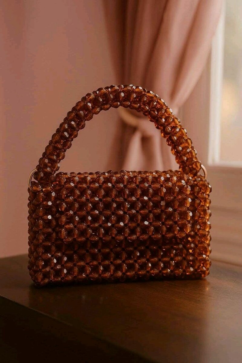 Sac à main en perles élégante