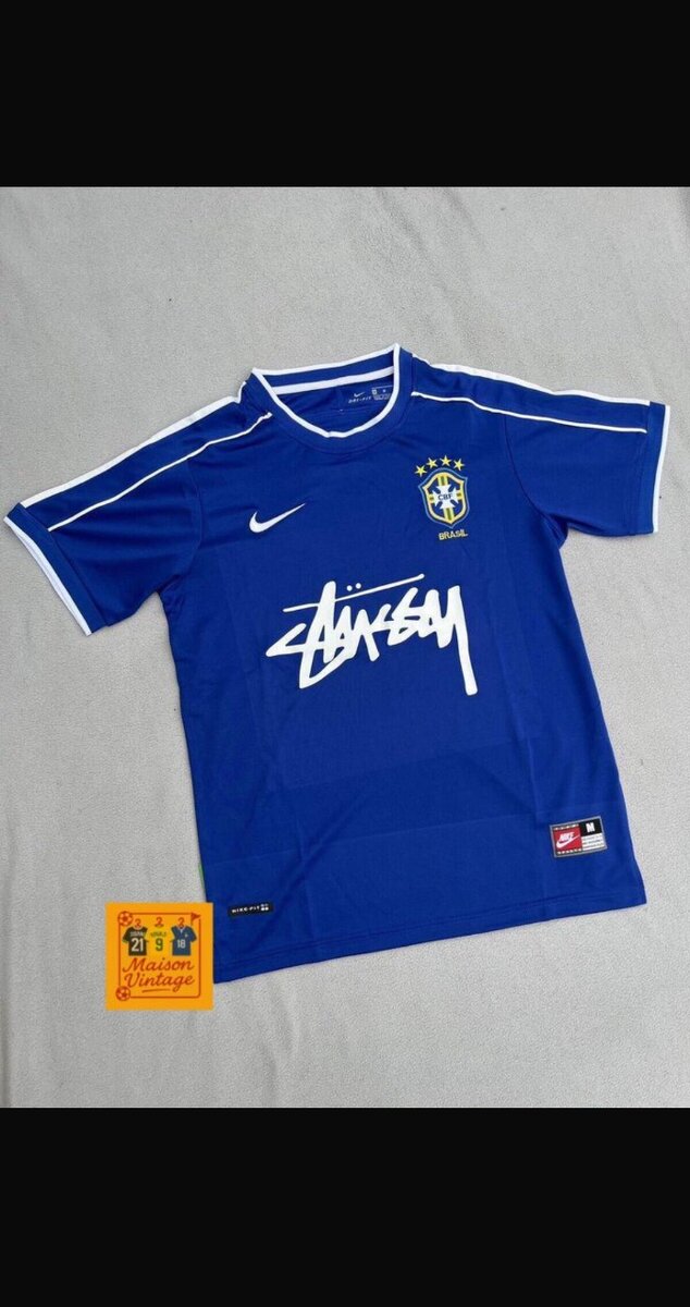 Maillot Football Brésil Bleu