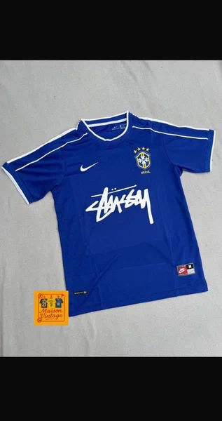 Maillot Football Brésil Bleu
