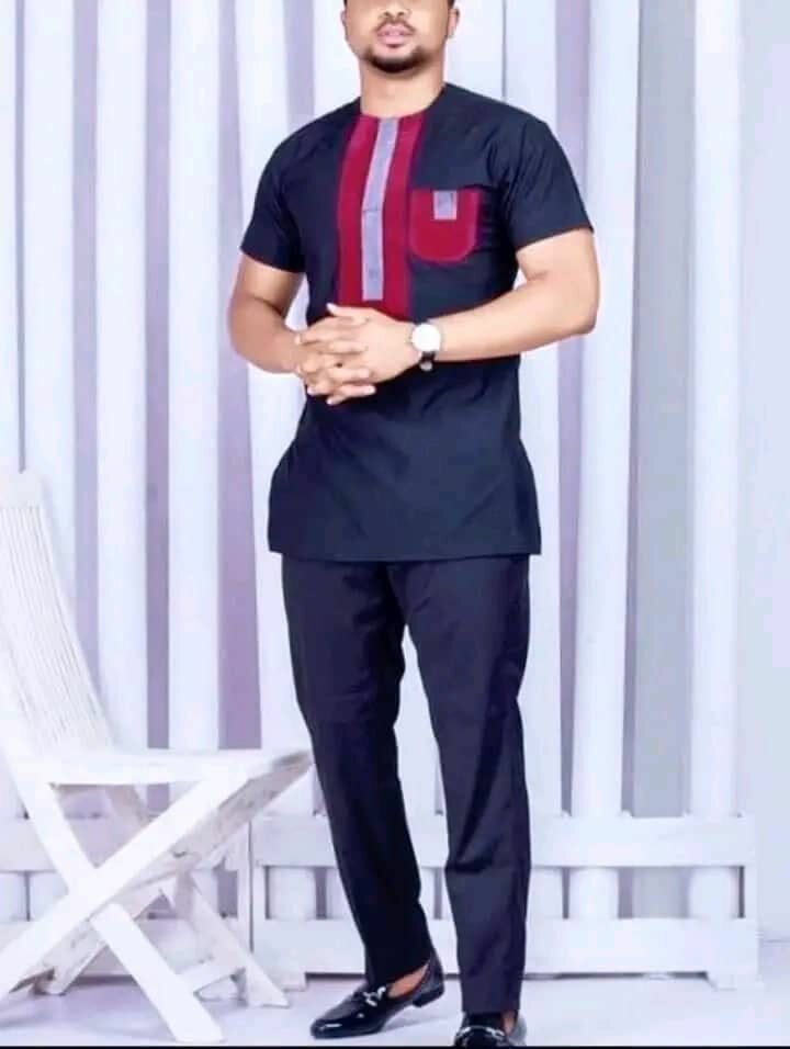 Tunique Homme Élégante Afr XXL