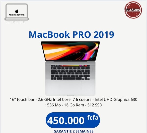 MacBook Pro 2019 16" i7