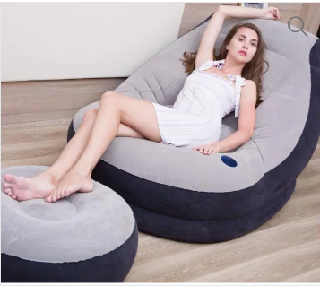 Intex 68564 High Quality Floating Air Mattress Sofa Chair Set Durable Plastic Material Japanese European Design