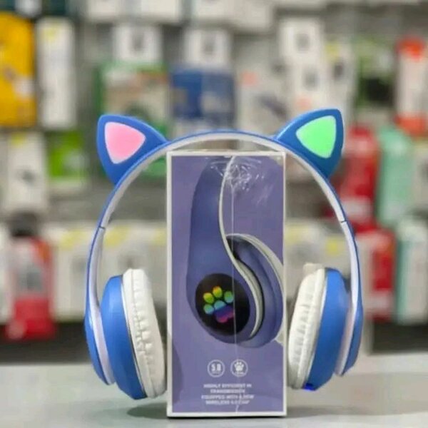 Casque Bluetooth enfant oreilles de chat