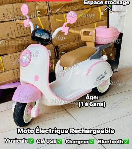 Moto Électrique Enfant Rechargeable