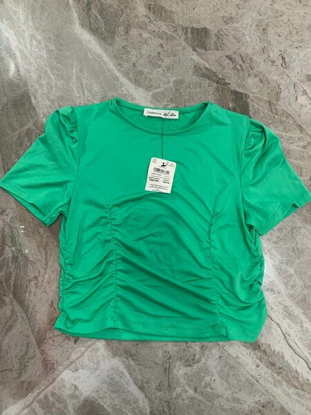 T-shirt froncé filles tendance