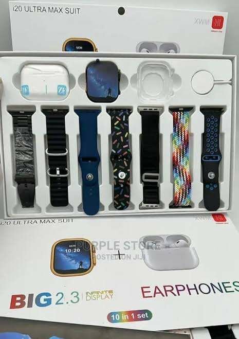 I20 Ultra Max Suit 10 in 1 Smartwatch