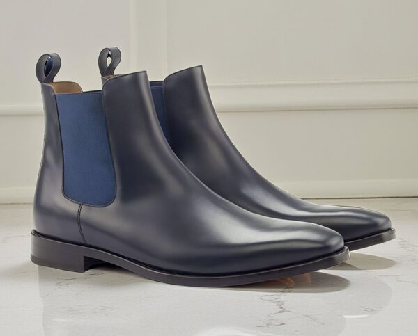 Bottines Chelsea en cuir homme