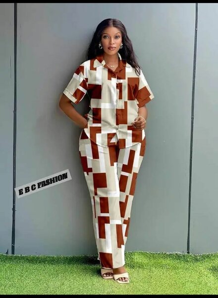 Ensemble Femme Imprimé Élégant