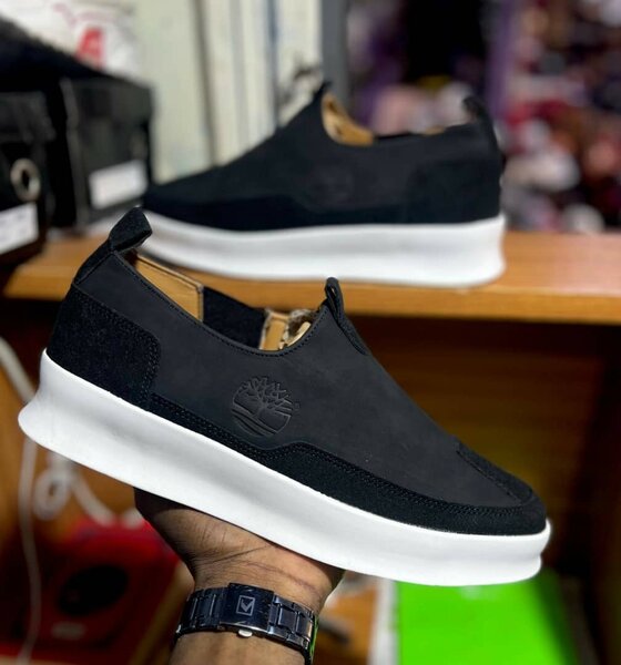 Baskets décontractées en cuir