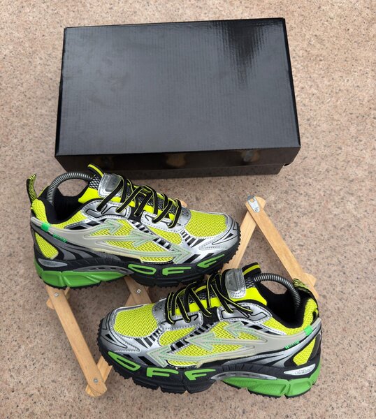 Baskets de sport vertes unisexe