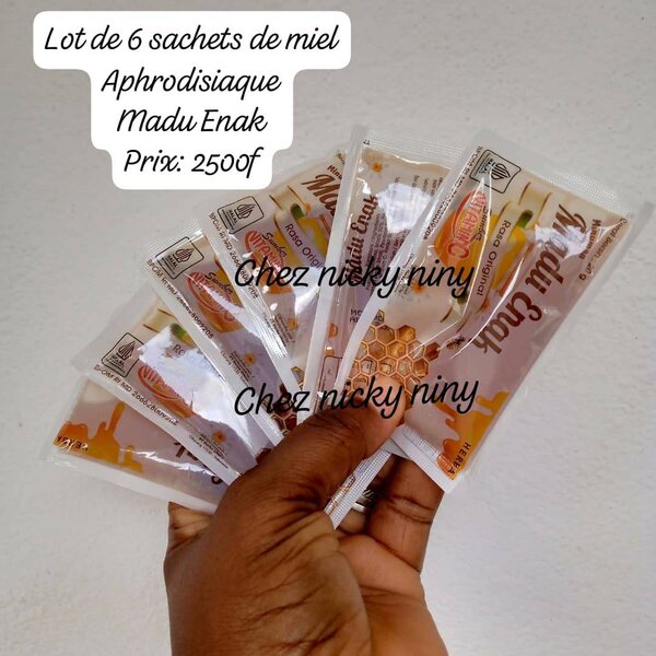 6 sachets de miel aphro fémini