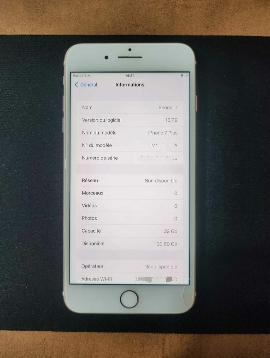 iPhone 7 Plus 32 Go reconditionné