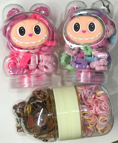 Ensemble d'Élastiques à Cheveux Colorés