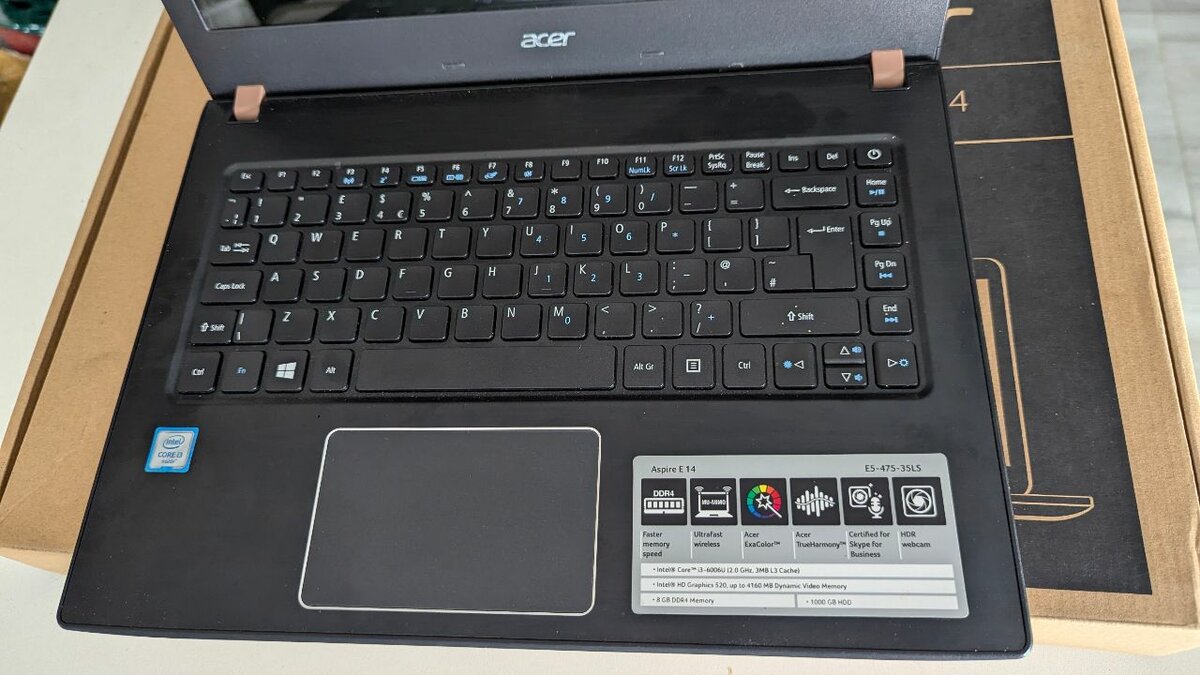 Acer Aspire Laptop.