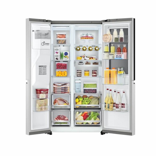 LG 674Liter Side by side Refrigerator Inverter Linear
