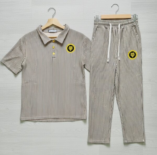 Ensemble rayé détente homme