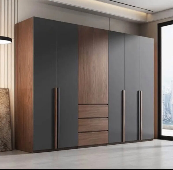 Armoire moderne en bois avec tiroirs