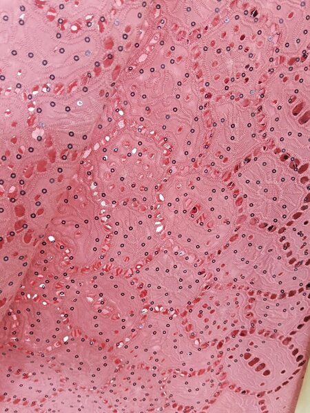 Pink lawn suit