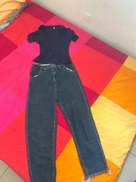 Jean bleu décontracté