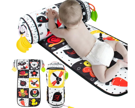 Black, Red & White Blanket / 0mths+