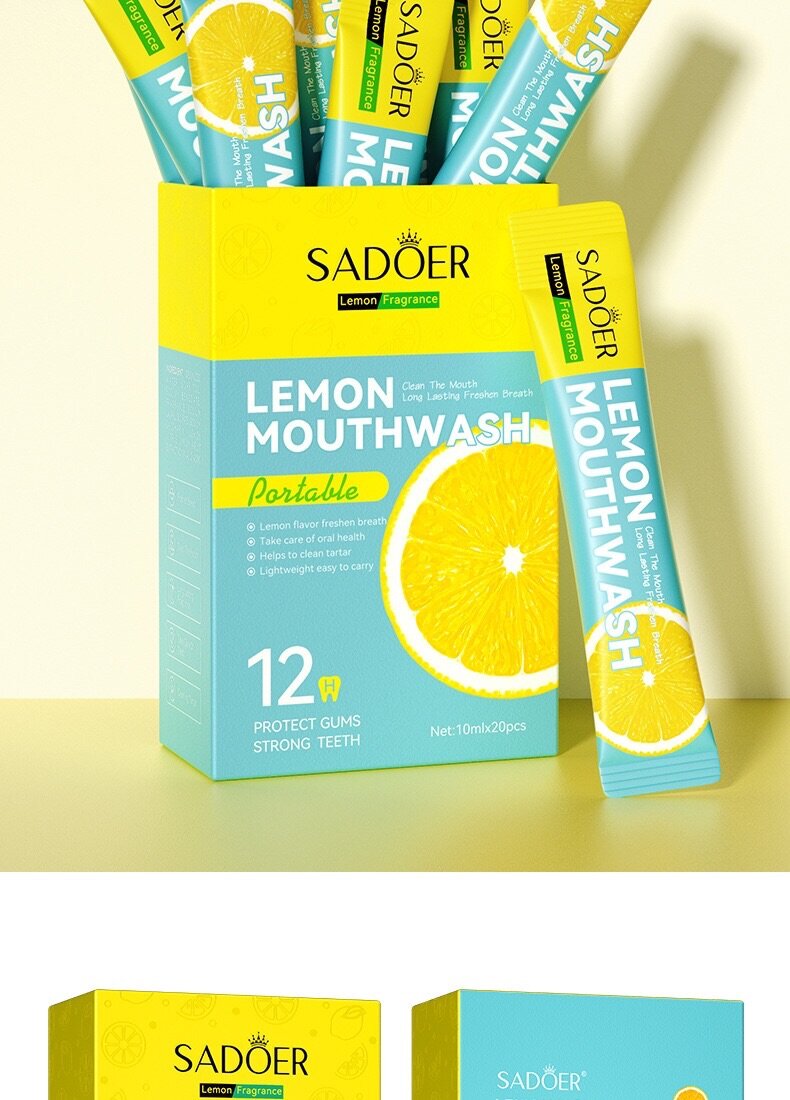 Pocket size mouthwash