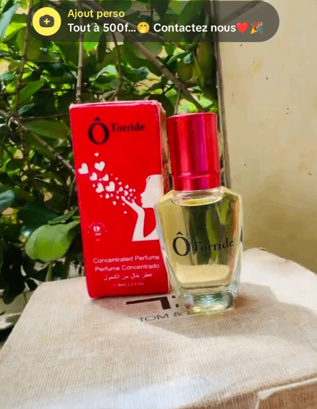 Lot de parfums concentrés