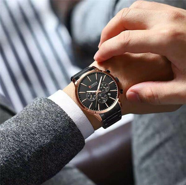 Montre Homme Chronographe Elegante