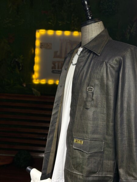 Veste en cuir homme élégante