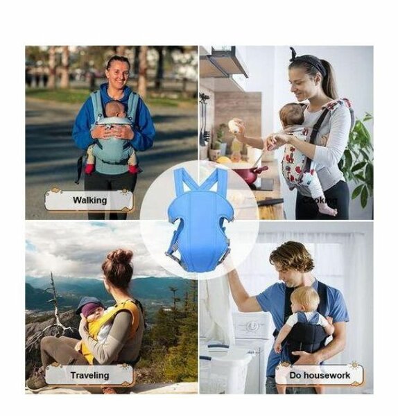 Porte-bébé ergonomique confortable