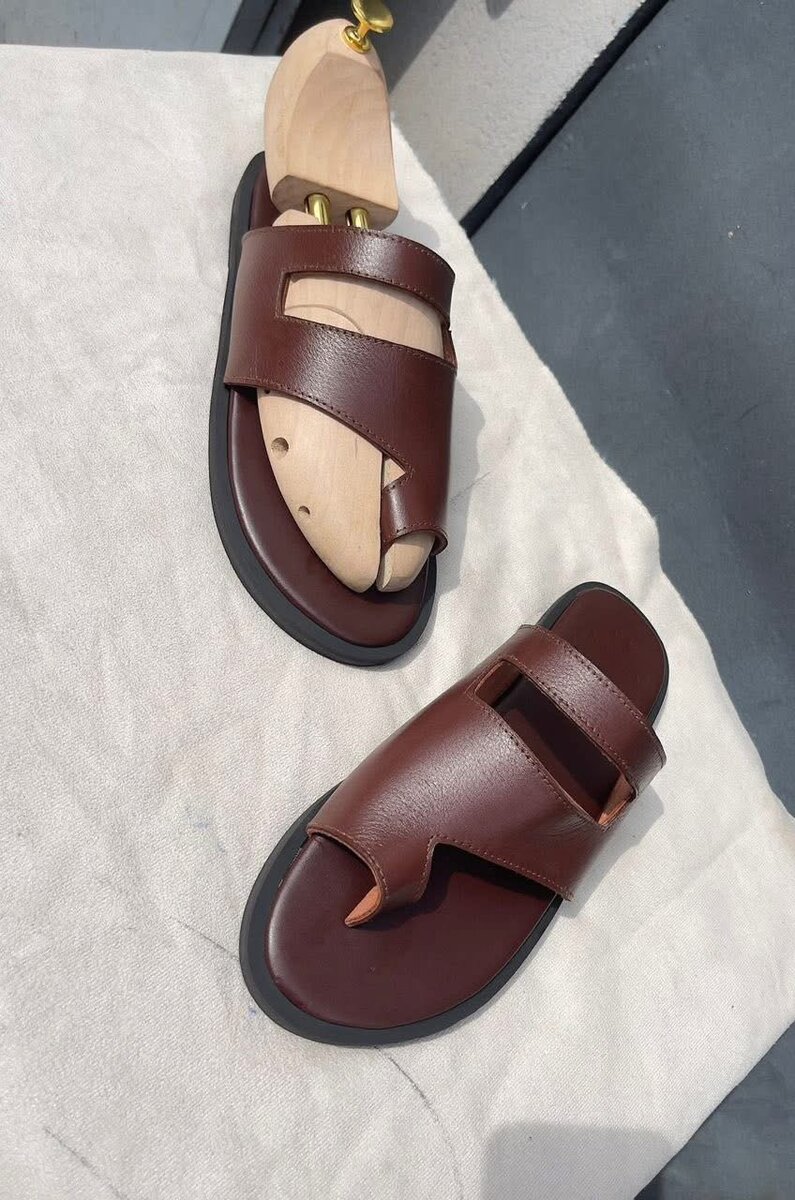 Sandales en cuir pour hommes
