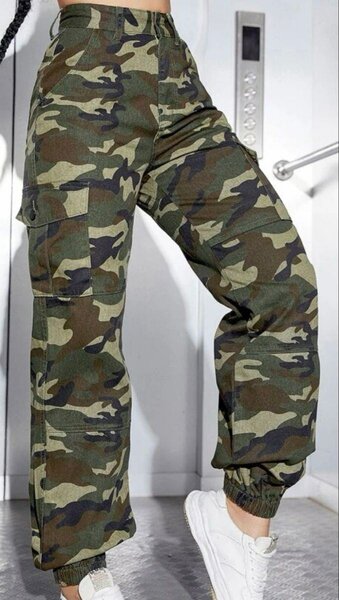 Pantalon cargo femme