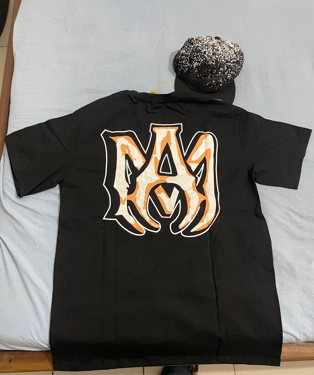 T-shirt noir imprimé AMIRI