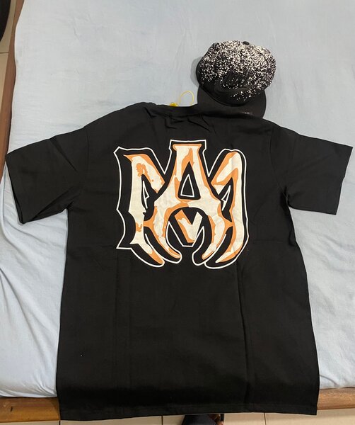 T-shirt noir imprimé AMIRI