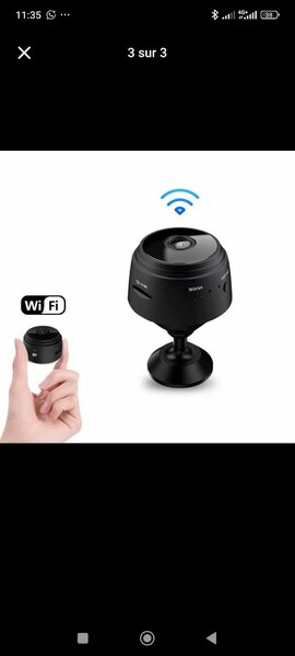Mini Caméra de Sécurité WiFi