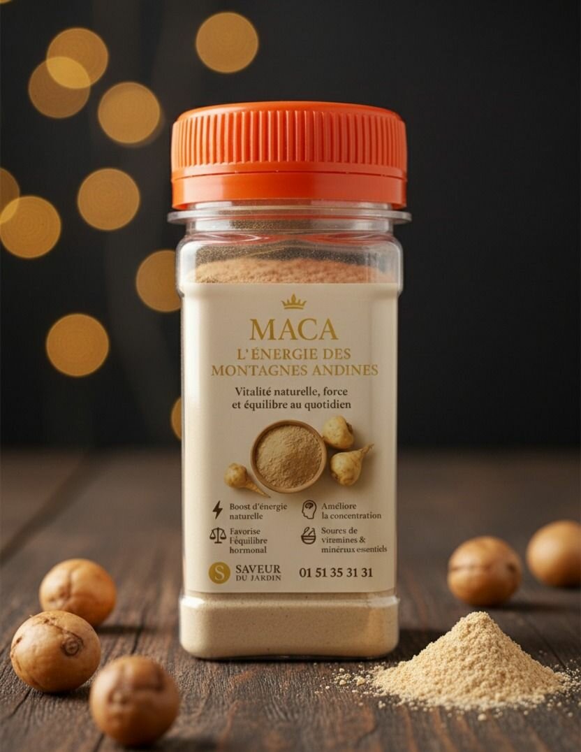 Poudre de Maca Énergisante